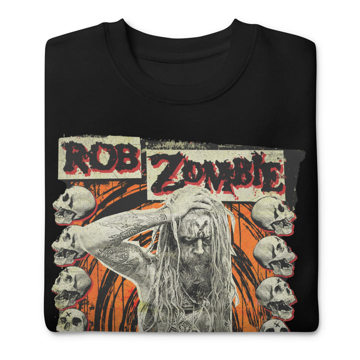 Rob Zombie Born Insane Jumbo Print Sweatshirt - HYPER iCONiC.