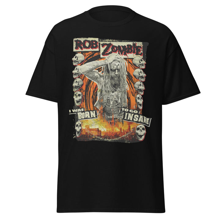 Rob Zombie Born Insane Jumbo Print T - Shirt - HYPER iCONiC.