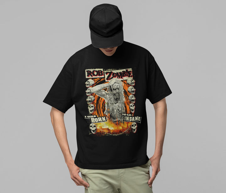 Rob Zombie Born Insane Jumbo Print T-Shirt - HYPER iCONiC.