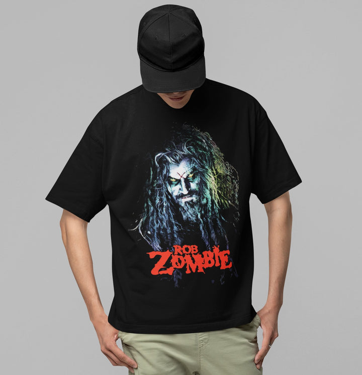 Rob Zombie - Classic Logo Jumbo Print T-Shirt - HYPER iCONiC.