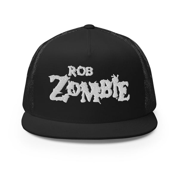 Rob Zombie - Logo Flat Brim Trucker Hat - HYPER iCONiC.