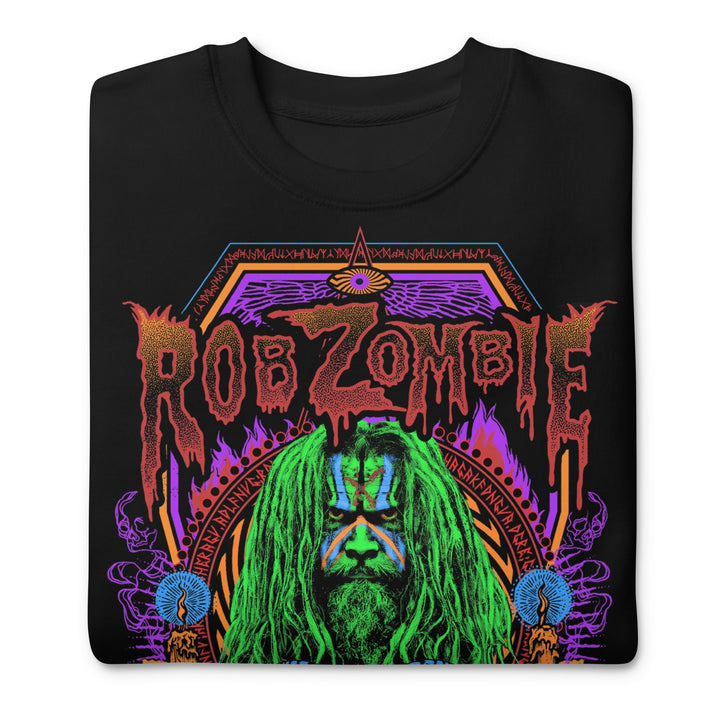 Rob Zombie Psychedelic Jumbo Print Sweatshirt - HYPER iCONiC.