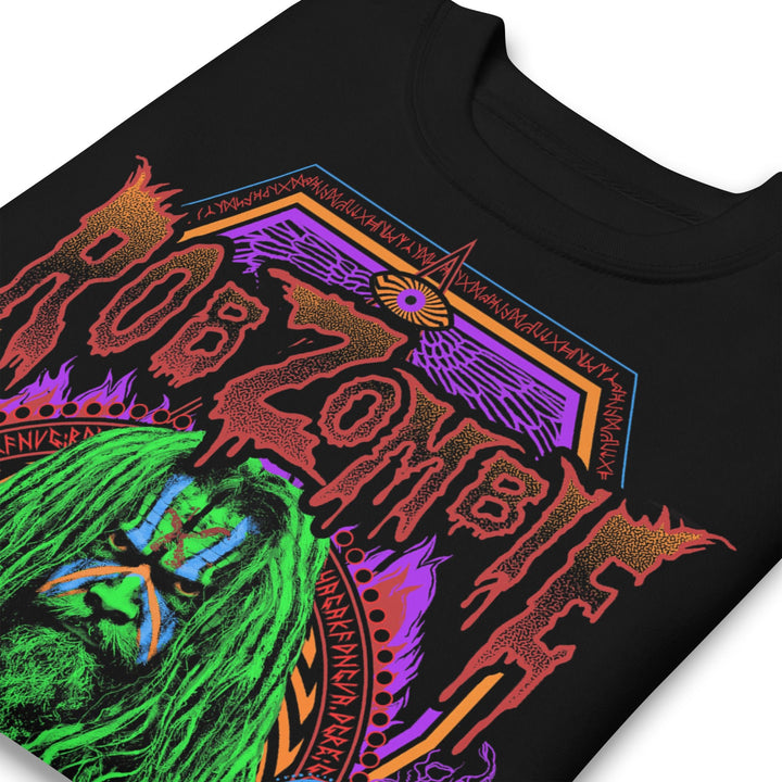 Rob Zombie Psychedelic Jumbo Print Sweatshirt - HYPER iCONiC.