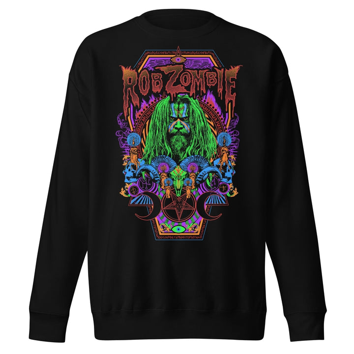 Rob Zombie Psychedelic Jumbo Print Sweatshirt - HYPER iCONiC.