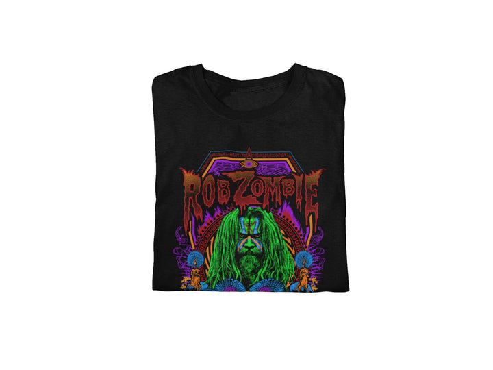 Rob Zombie - Pyschedelic Jumbo Print T-Shirt - HYPER iCONiC.