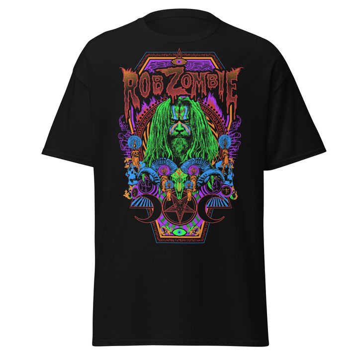 Rob Zombie - Pyschedelic Jumbo Print T - Shirt - HYPER iCONiC.