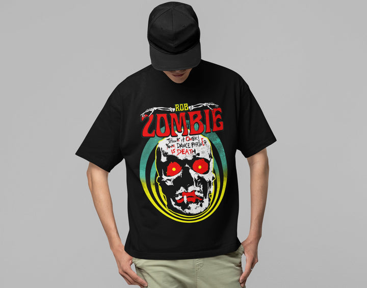 Rob Zombie Think It Over Jumbo Print T-Shirt - HYPER iCONiC.