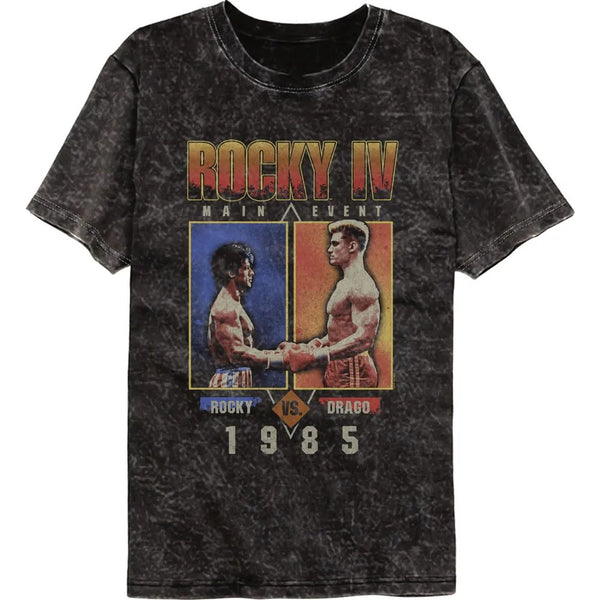 Rocky - Faded Main Event Vintage Wash T-Shirt - HYPER iCONiC.