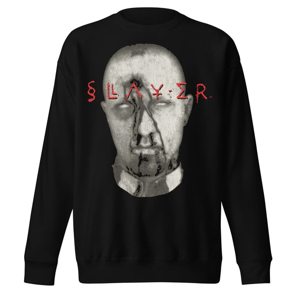 Slayer Blank Eyes Jumbo Print Sweatshirt - HYPER iCONiC.