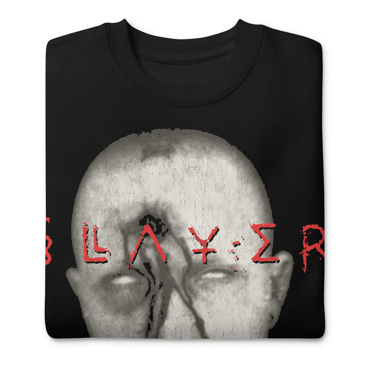 Slayer Blank Eyes Jumbo Print Sweatshirt - HYPER iCONiC.