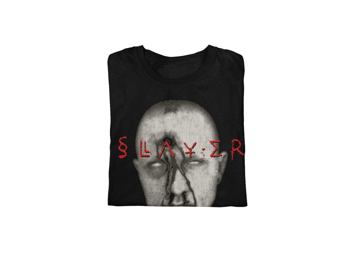 Slayer Blank Eyes Jumbo Print T-shirt - HYPER iCONiC.