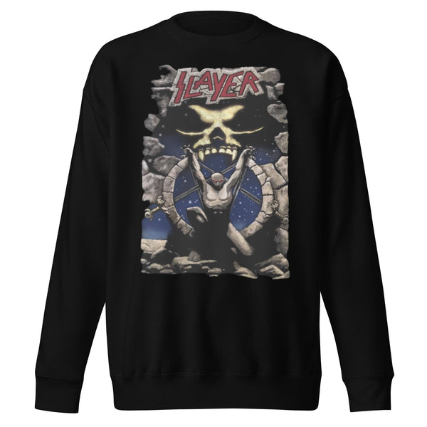 Slayer Bow Down Jumbo Print Sweatshirt - HYPER iCONiC.