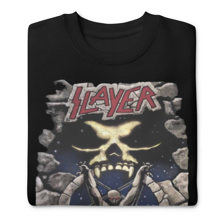 Slayer Bow Down Jumbo Print Sweatshirt - HYPER iCONiC.