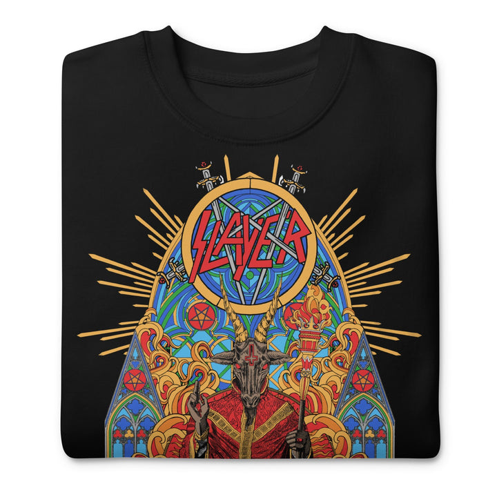 Slayer Chapel Jumbo Print Sweatshirt - HYPER iCONiC.