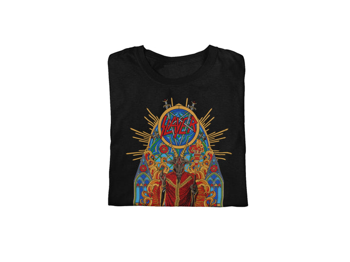 Slayer - Chapel Jumbo Print T-Shirt - HYPER iCONiC.