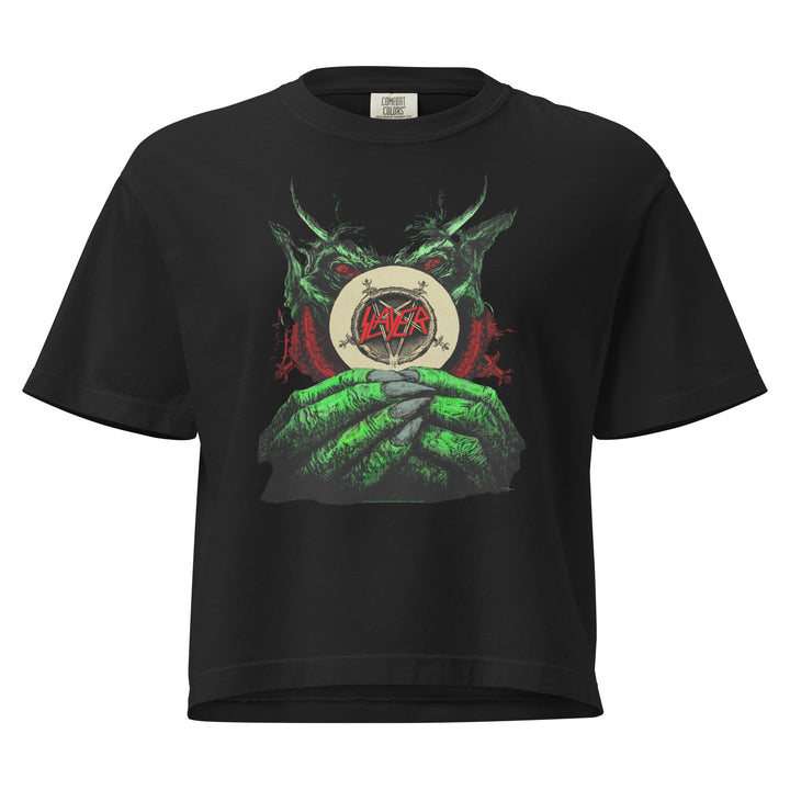Slayer Demon Hands Womens Crop Top - HYPER iCONiC.