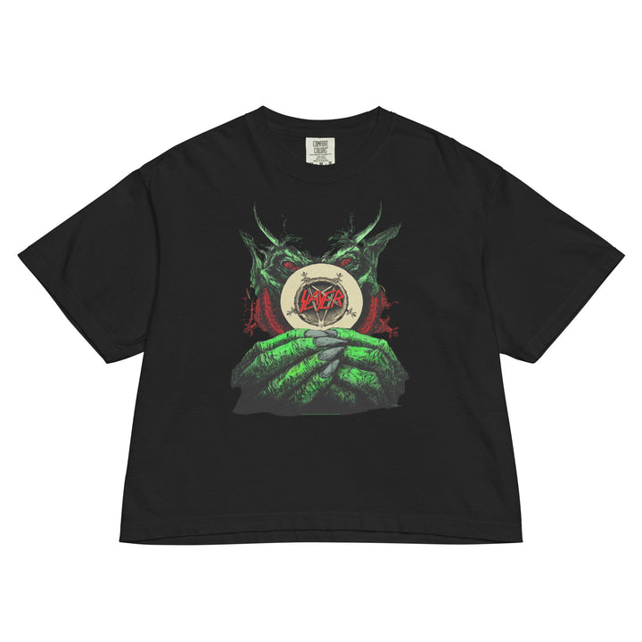 Slayer Demon Hands Womens Crop Top - HYPER iCONiC.