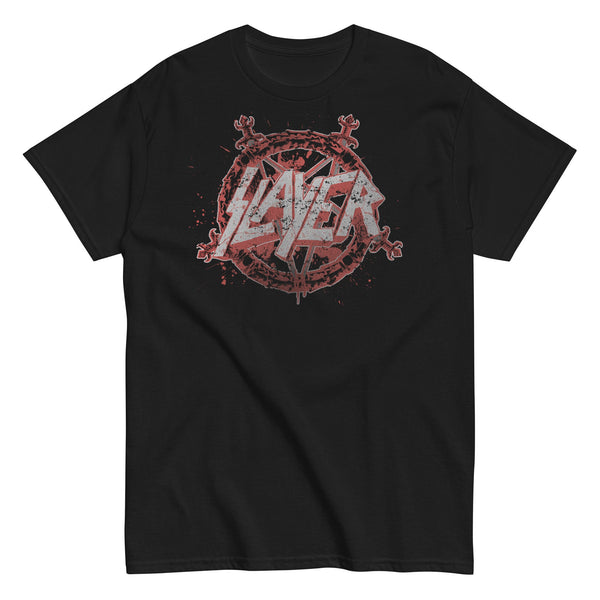 Slayer - Drip Logo T-Shirt - HYPER iCONiC.