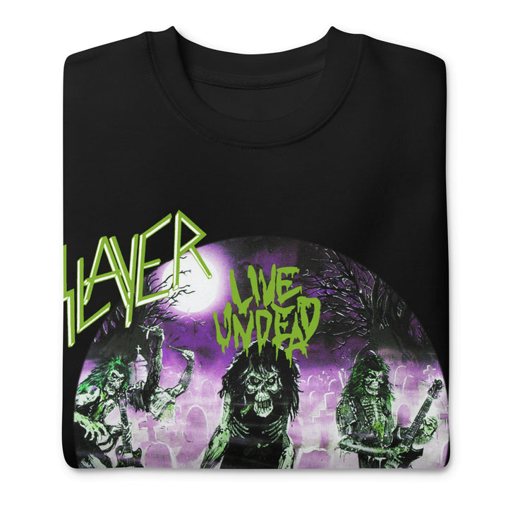 Slayer Green Undead Jumbo Print Sweatshirt - HYPER iCONiC.