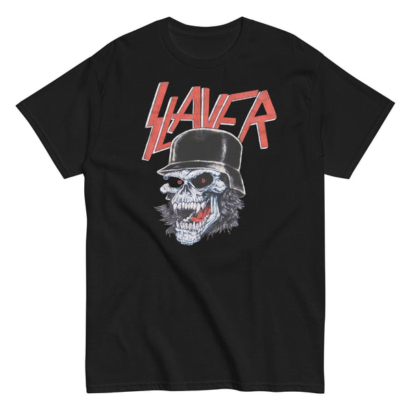 Slayer - Helmet Skull T-Shirt - HYPER iCONiC.