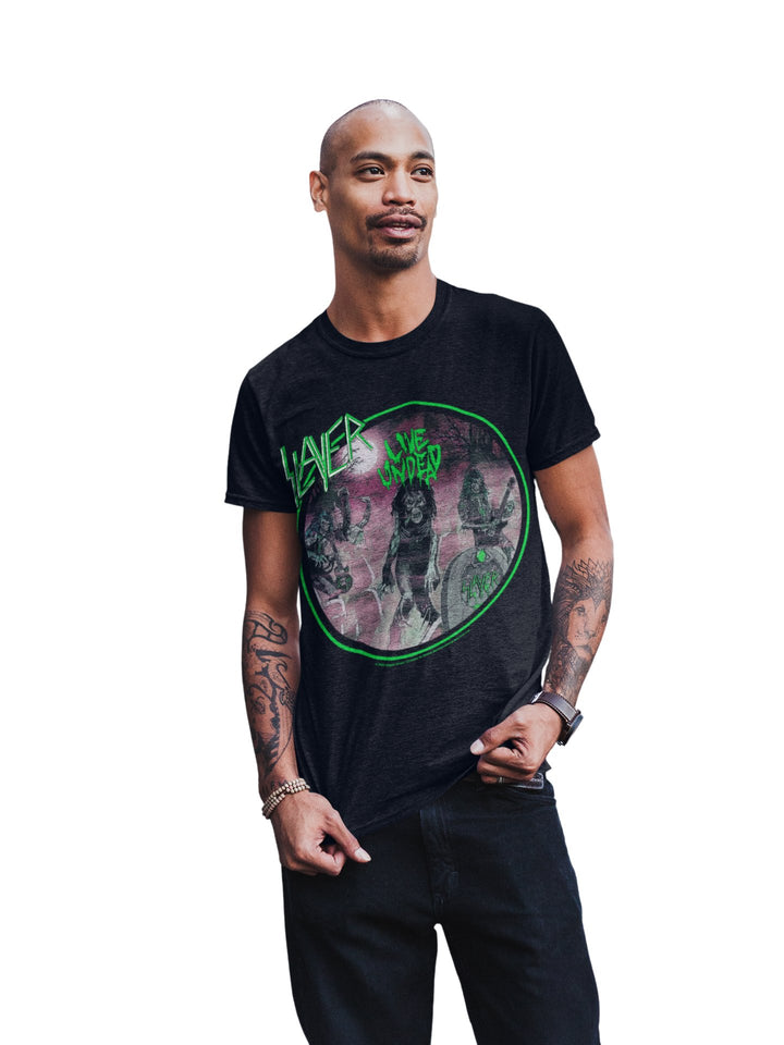 Slayer Neon Green Undead T-Shirt - HYPER iCONiC.