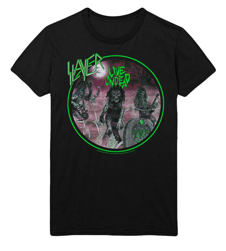 Slayer Neon Green Undead T-Shirt - HYPER iCONiC.