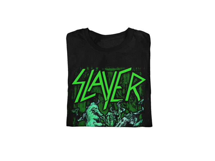 Slayer Neon Hell Awaits T-Shirt - HYPER iCONiC.