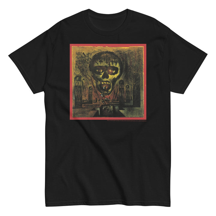 Slayer - Painted Skull T-Shirt - HYPER iCONiC.