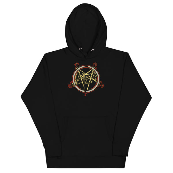 Slayer - Pentagram Logo Hoodie WS - HYPER iCONiC.