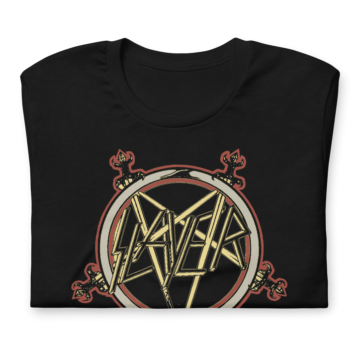 Slayer - Pentagram Logo T-Shirt - HYPER iCONiC.