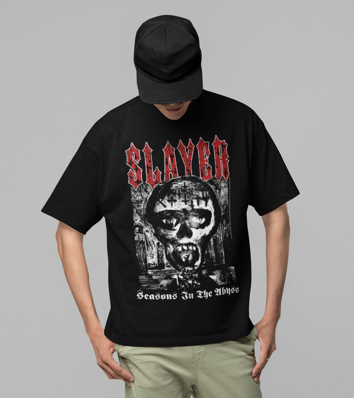 Slayer Seasons in the Abyss Jumbo Print T-shirt - HYPER iCONiC.