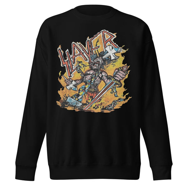 Slayer Slain by the Sword Jumbo Print Sweatshirt - HYPER iCONiC.