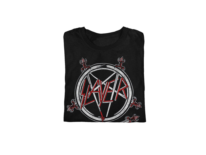 Slayer Sword Logo Jumbo Print T-shirt - HYPER iCONiC.