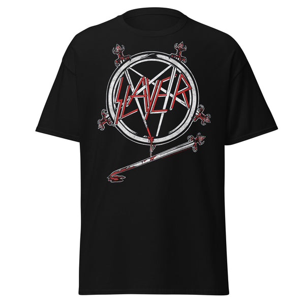 Slayer Sword Logo Jumbo Print T - shirt - HYPER iCONiC.