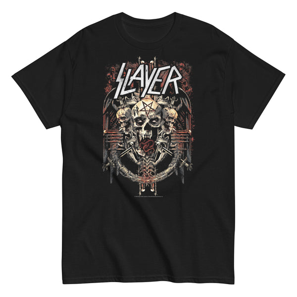 Slayer - Triple Skull T-Shirt - HYPER iCONiC.