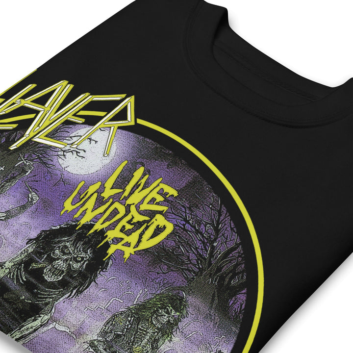 Slayer Yellow Undead Jumbo Print Sweatshirt - HYPER iCONiC.