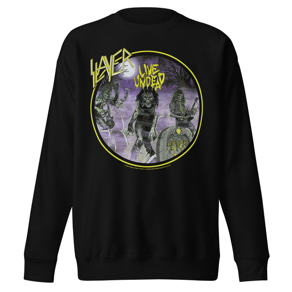 Slayer Yellow Undead Jumbo Print Sweatshirt - HYPER iCONiC.