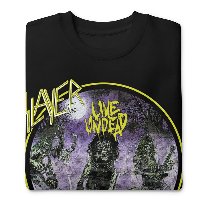 Slayer Yellow Undead Jumbo Print Sweatshirt - HYPER iCONiC.