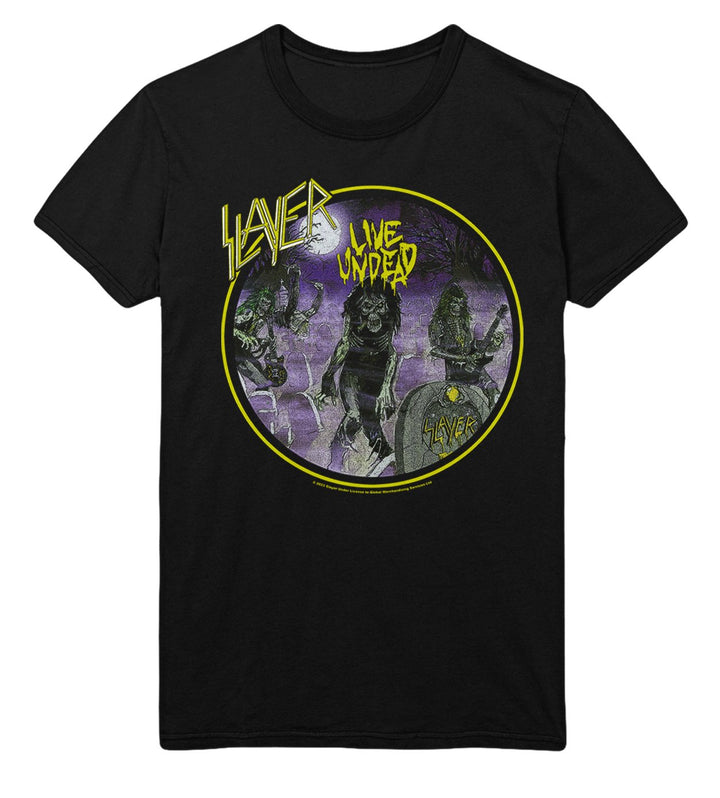 Slayer Yellow Undead T-Shirt - HYPER iCONiC.