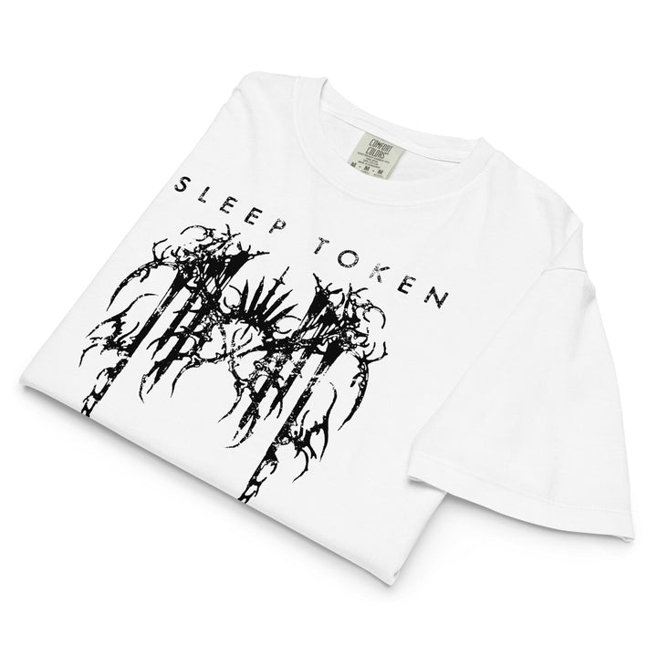 Sleep Token Aqua Regia Mineral Wash Womens Crop Top - HYPER iCONiC.