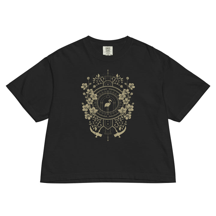 Sleep Token Even in Arcadia Mineral Wash Womens Crop Top - HYPER iCONiC.