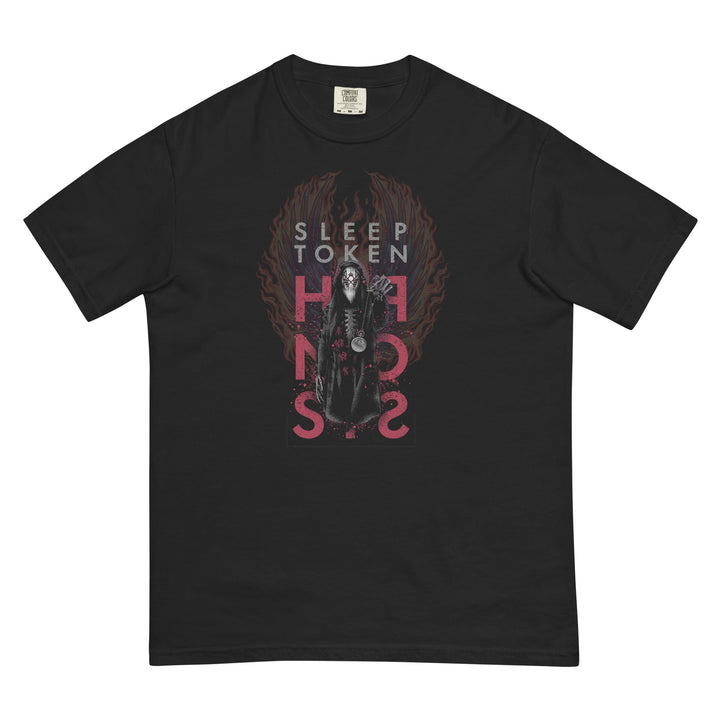 Sleep Token Medallion Mineral Wash T-Shirt - HYPER iCONiC.