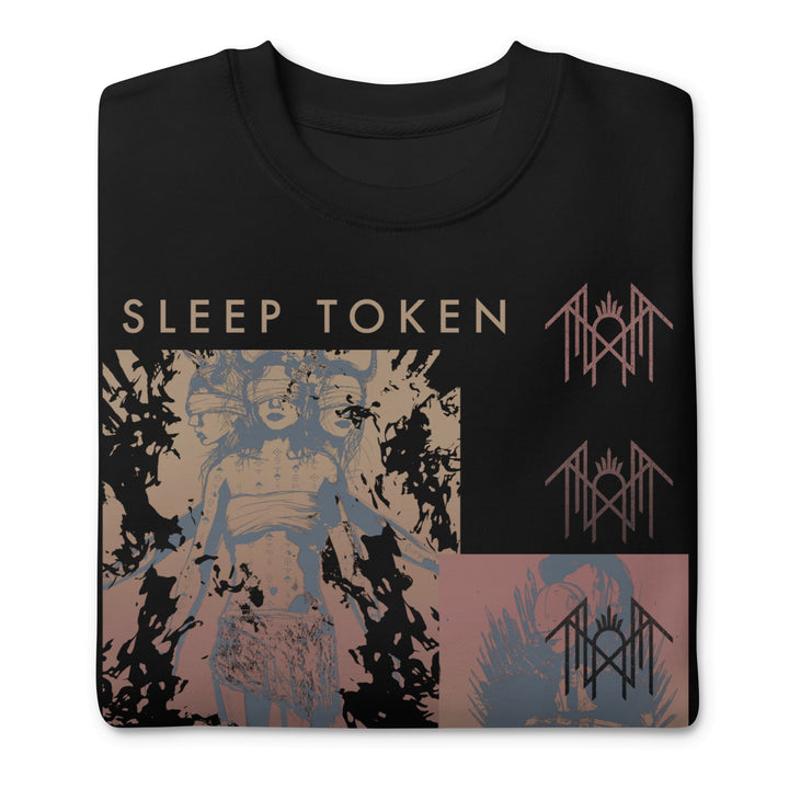 Sleep Token Multi Hit Jumbo Print Sweatshirt - HYPER iCONiC.