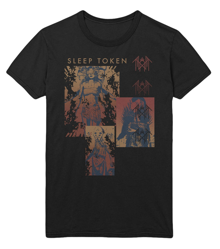 Sleep Token Multi Hit T - Shirt - HYPER iCONiC.