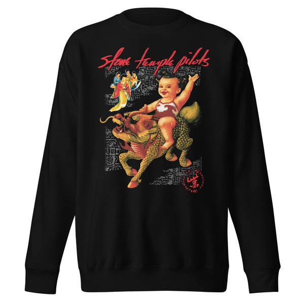 Stone Temple Pilots Purple Jumbo Print Sweatshirt - HYPER iCONiC.