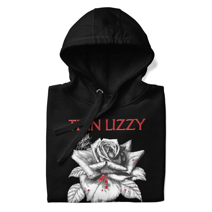 Thin Lizzy Black Rose Classic Hoodie - HYPER iCONiC.