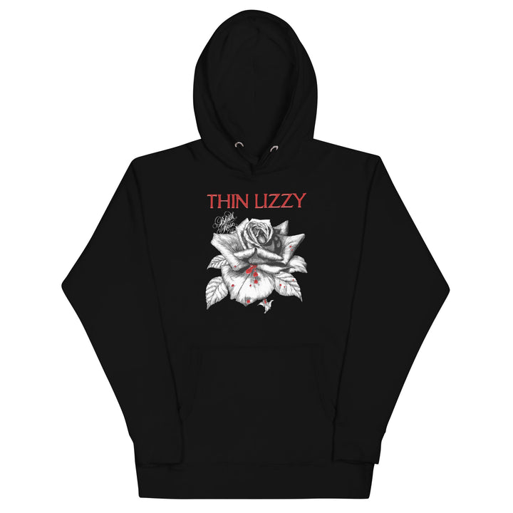 Thin Lizzy Black Rose Classic Hoodie - HYPER iCONiC.