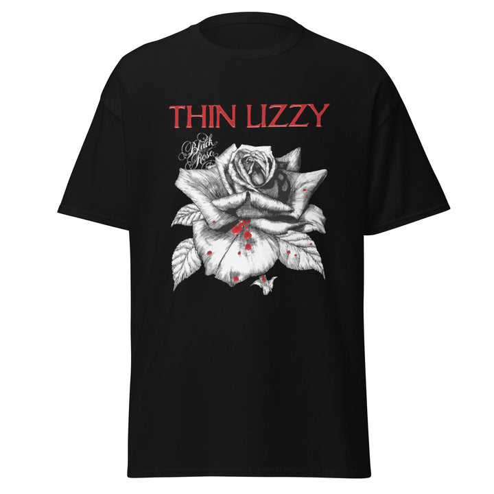 Thin Lizzy - Black Rose Jumbo Print T-Shirt - HYPER iCONiC.