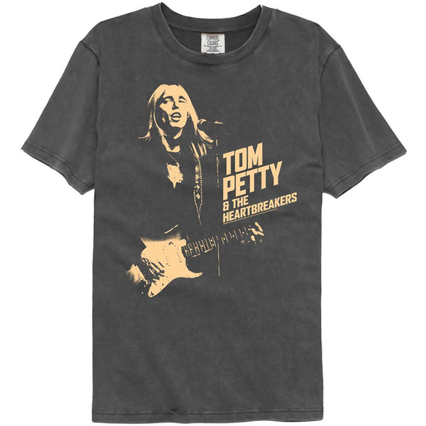 Tom Petty - Tp And Thb 1c Vintage Wash Black T-Shirt - HYPER iCONiC.
