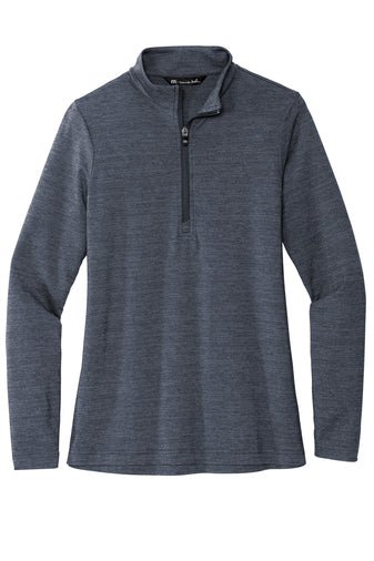 Travis Mathew Women's Crestview 1/4 Zip Mock Neck - Navy - HYPER iCONiC.